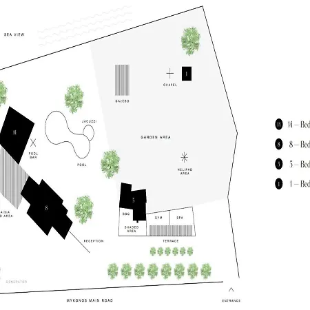 Spectacular 14 Bedrooms Vibhu Private Jacuzzis * Καλαφάτη